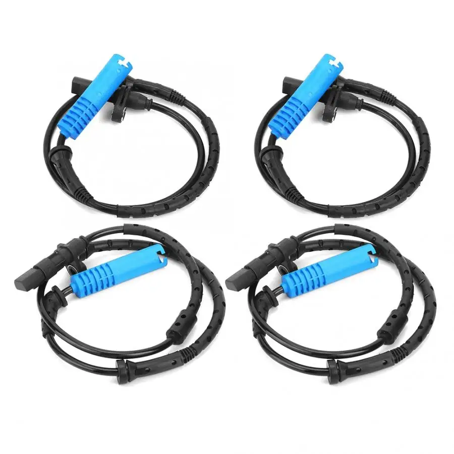 

automobiles (2 Pair) 34526756380+34526756379 Front/Rear ABS Wheel Speed Sensor for BMW E53 X5 2000 2001 2002 2003 Car Sensor