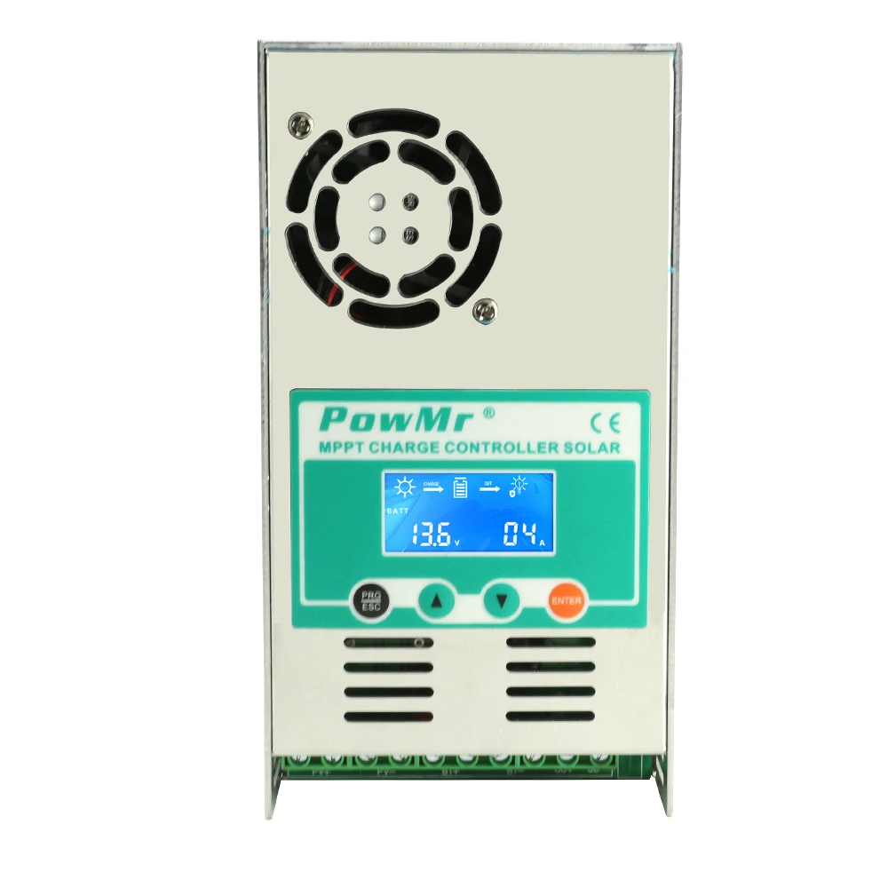 Контроллер заряда солнечной батареи PowMr MPPT 60A с ЖК дисплеем 12 В 24 36 48 В|Солнечные