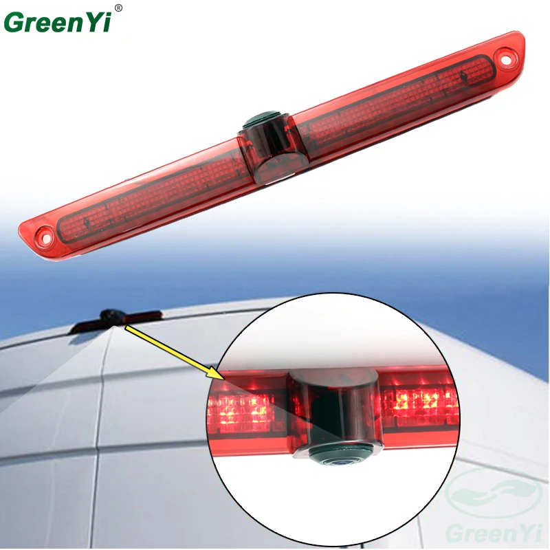 Billige CCD bremslicht Auto Kamera Back Up Rückansicht Parkplatz Für MERCEDES BENZ Sprinter VW Crafter Transporter Wasserdichte Nachtsicht