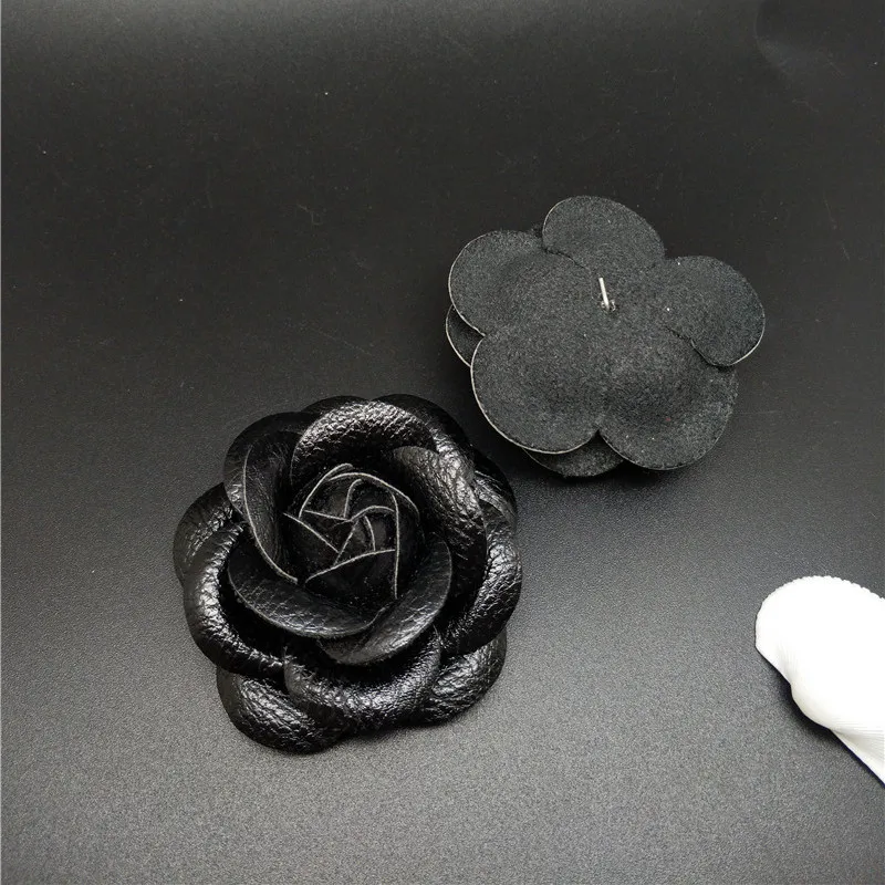 

Candy Color Quality PU Leather Fabirc Flower Brooch Pins&Jewelry Parts For Phone Clothes Hat Ssacrf Decoration Jewelry