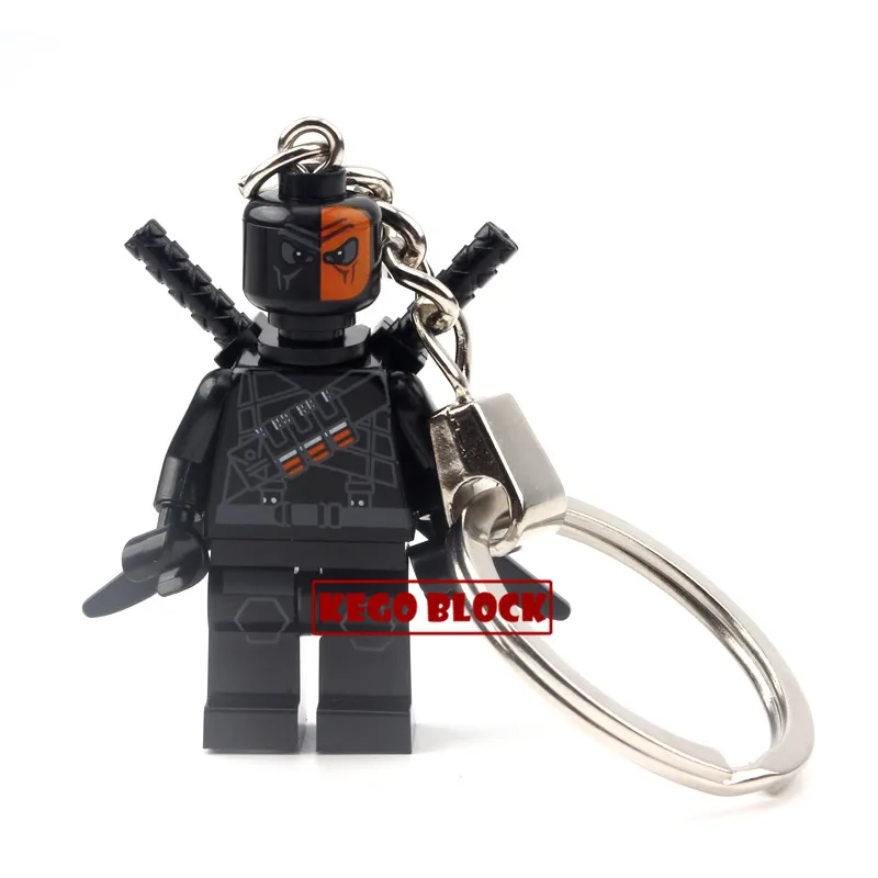 

Single Sale Marvel Super Hero Batman Deadpool Gambit Galactus Minifigure Keychain Building Blocks Kids Toys Birthday Xmas Gifts