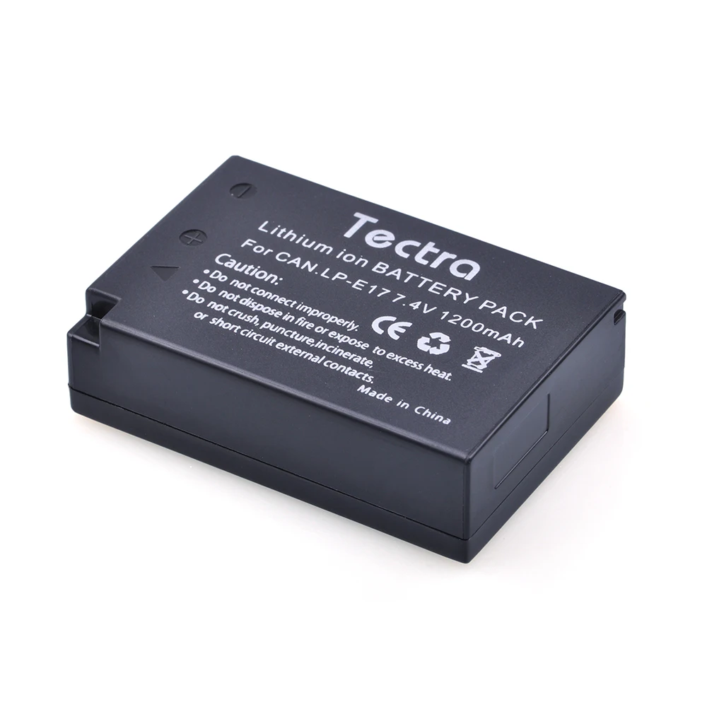 Tectra 2 шт. LP-E17+ USB Dual Зарядное устройство для Canon LP E17 EOS 200D 750D 760D 800D 8000D M3 M5 Rebel T6i T6s поцелуй X8i Камера Батарея