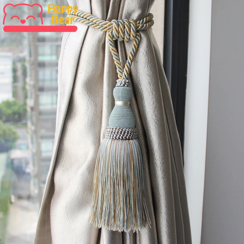 1 пара шторы для окон из полиэстера|curtain accessories|curtains decorative accessorywindow curtain tieback |