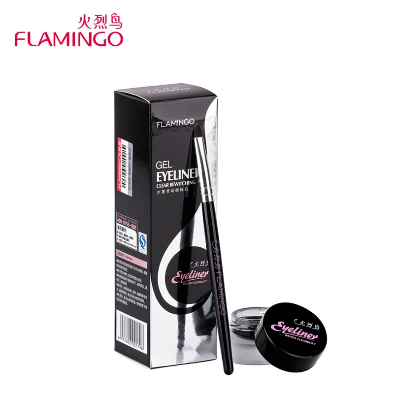 Beauty Gel Eyeliner Makeup Flamingo long-lasting soft black smudge-proof Creamy Eyeliner water-resistant eyeliner cream Beauty Gel Eyeliner Makeup Flamingo long-lasting soft black smudge-proof Creamy Eyeliner water-resistant eyeliner cream