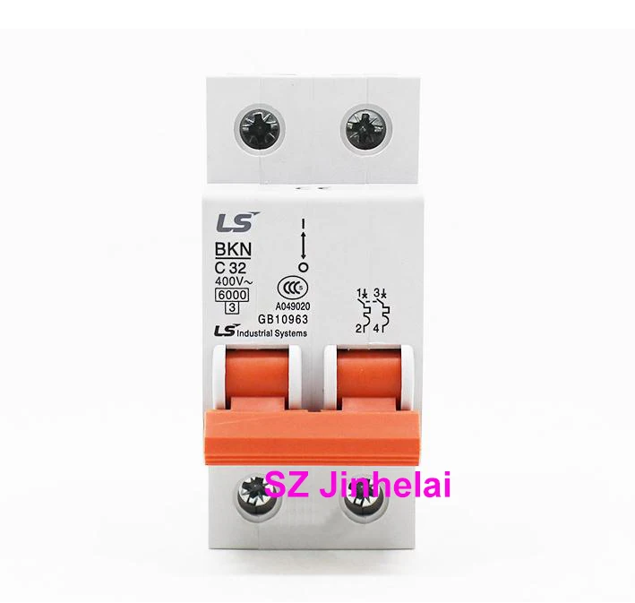 

BKN 2P Authentic original BKN2P LS(LG) Circuit breaker BKN-2P C type Air switch C1A/2A/3A/4A/6A/10A/16A/20A/25A/32A/40A/50A/63A