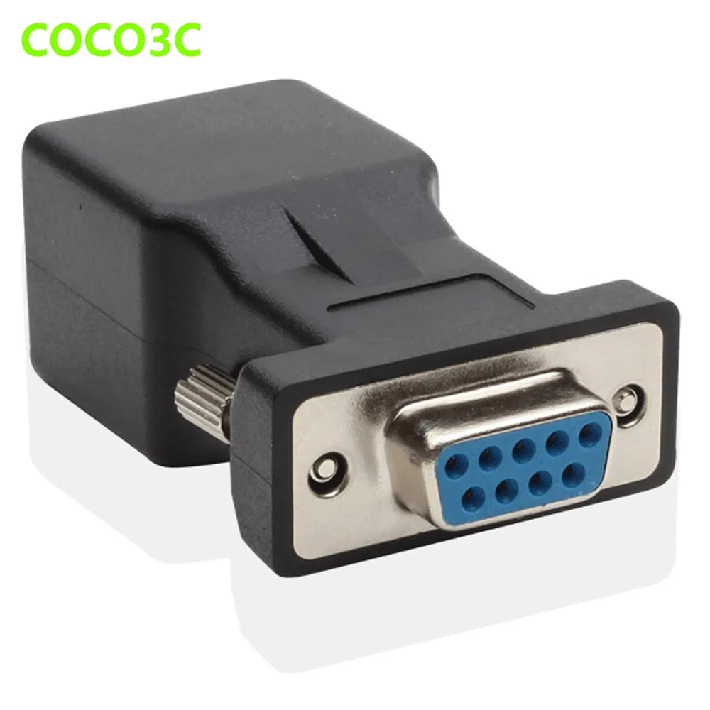 RJ45 to RS232 female port adapter convertor card