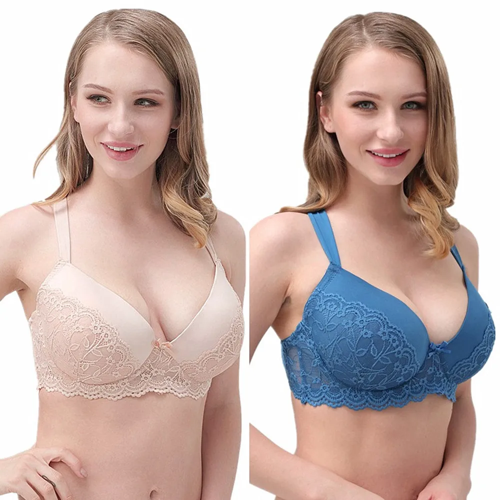 Brand New High Grade Lady Gather adjustable bra Full cup Push up Bra
