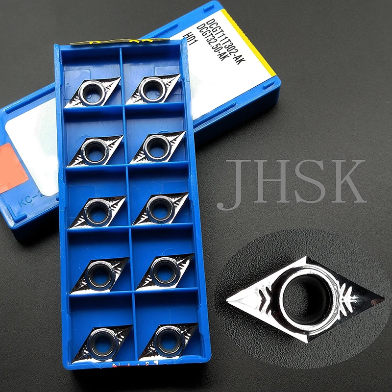 10pcs DCGT11T302-AK H01 CNC Milling lathe tools machine tool accessories carbide Inserts Used for Aluminum | Инструменты