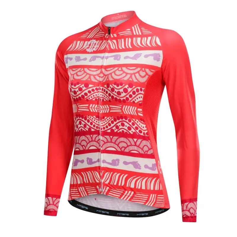 

Pro Team Quick Dry Cycling Jersey Long Sleeve MTB Bike Cycling Clothing Mountain Racing Bicycle Cycling Clothes For Women