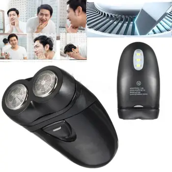 

2019 New Electric Shaver 2 Floating Head Portable Waterproof Razor Shavers USB Rechargeable Steel Mens