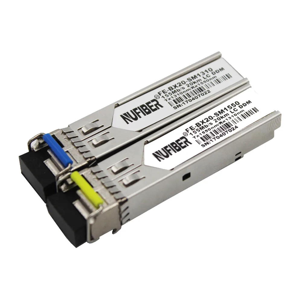 

155Mb/s SFP Transceiver Singlemode dual fiber 20km 1310nm LC DDM