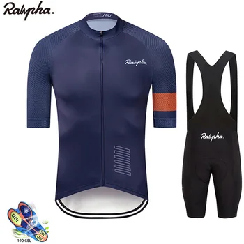 

Ralvpha 2020 Cycling Set Man Cycling Jersey Short Sleeve Bicycle Clothing Kit Mtb Bike Wear Triathlon Uniforme maillot ciclismo