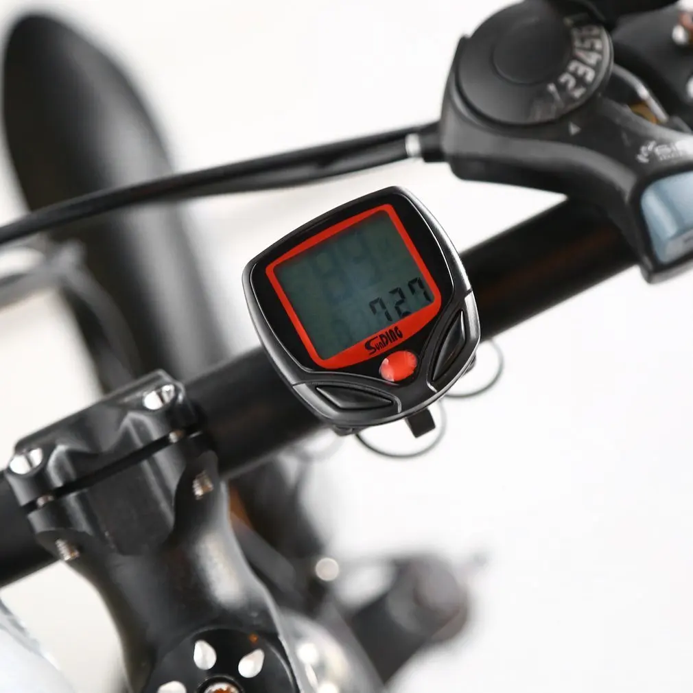 

SD-548B Bike Computer With LCD Digital Display Waterproof Bicycle Odometer Speedometer Cycling Stopwatch Riding Accessories Tool