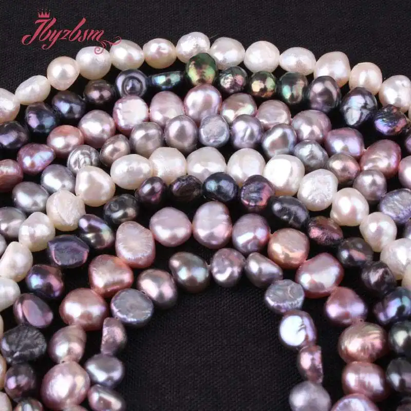 

3-4.5mm Irregular Freshwater Pearl Natural Stone Beads For DIY Necklace Bracelets Earring Jewelry Making Loose 15" Free Shipping