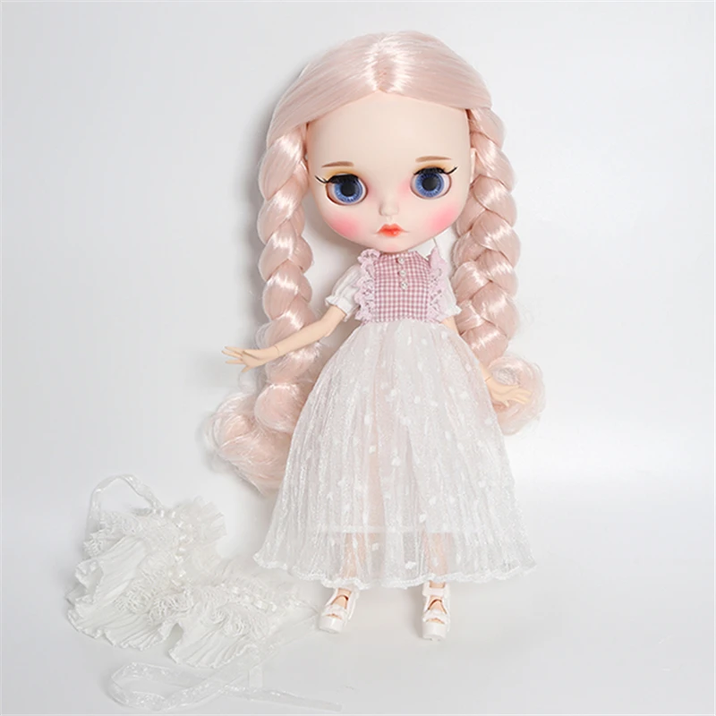 Наряд для куклы Blyth, кружевное платье, элегантный и милый костюм 1/6, bjd ледяной, рыжий, pullip, licca