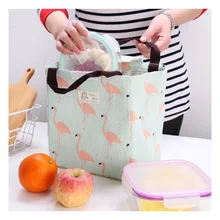 Термоизоляционная Детская Бутылочка для молока, сохраняющая тепло, Сумка с фламинго, женская переносная Термосумка, для младенцев, для еды, для грудного молока, теплая пляжная сумка