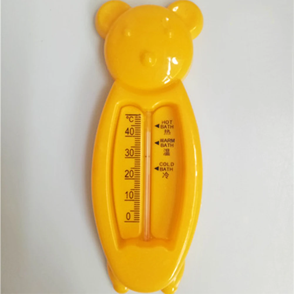 Плавающий медведь для детей для ванной комнаты термометр Температура воды игрушки для ванной - Цвет: Цвет: желтый