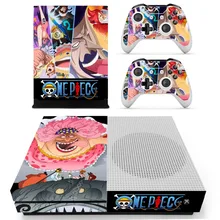 Аниме one piece Луффи кожи наклейка для Xbox One S консоль и контроллеры для Xbox One тонкая кожа стикер s винил