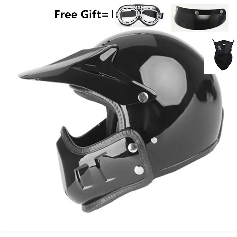 Moto cross casco moto Винтаж moto rcycle шлем jet capacetes de moto ciclista внедорожный cascos para moto Томпсон модульный