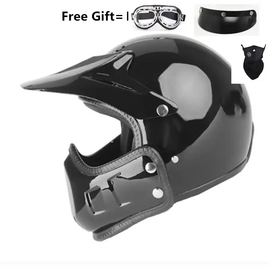 Dot Certificado Incluir Visera Gafas,S Lucky 13 55~56cm la Motocicleta Vespa Media Cascos Mofa Crucero Bobber del Motorista de Moto Chopper Jet Casco EDK Retro Cara Abierta Casco de la Moto