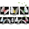 Ambilight – autocollant mural papillon 3D, décoration de la maison, décor de salle, aimant de réfrigérateur, pour mariage, 12 pièces/ensemble ► Photo 3/6