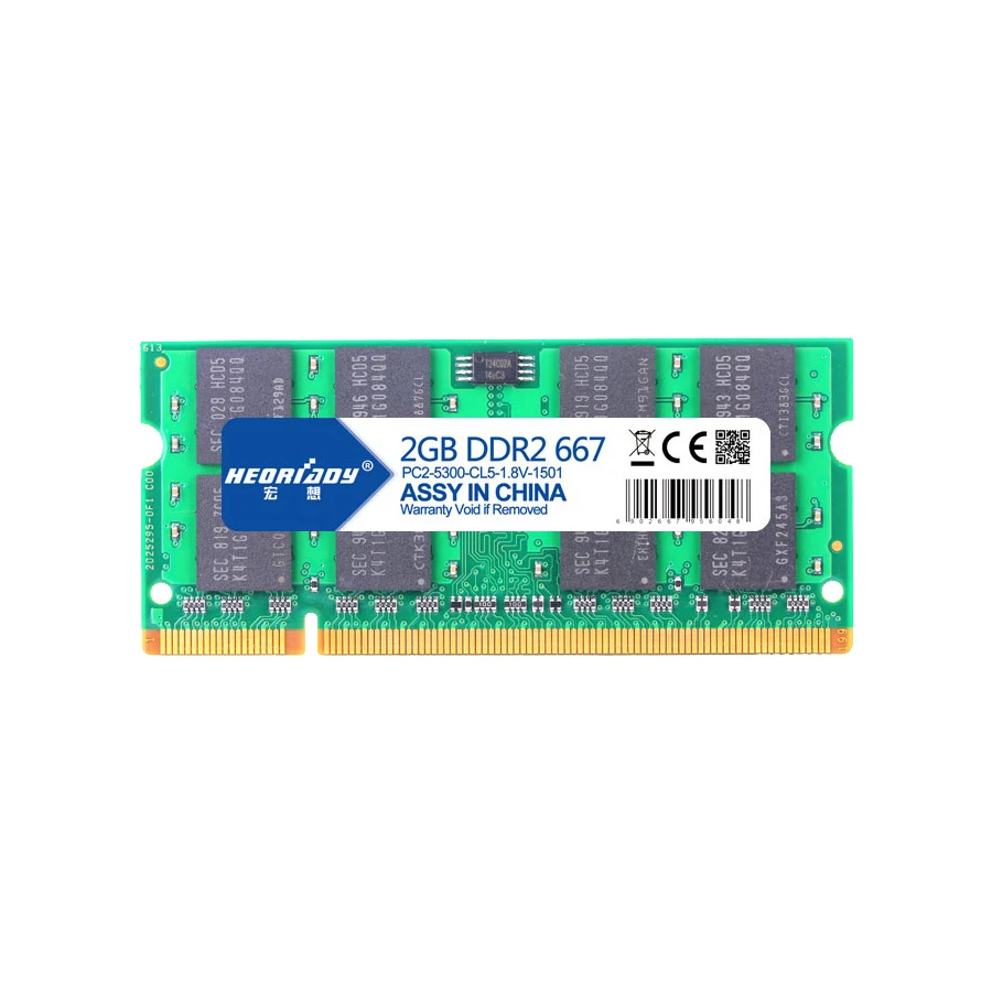 

HEORIADY DDR2 2GB 667Mhz/800MHz PC2-5300 PC2-6400 memory for Laptop RAM memoria Notebook sodimm 1.8v