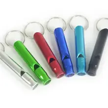 100 шт/лот свисток из алюминиевого сплава спортивный тренировочный инструмент для кемпинга и пеших прогулок