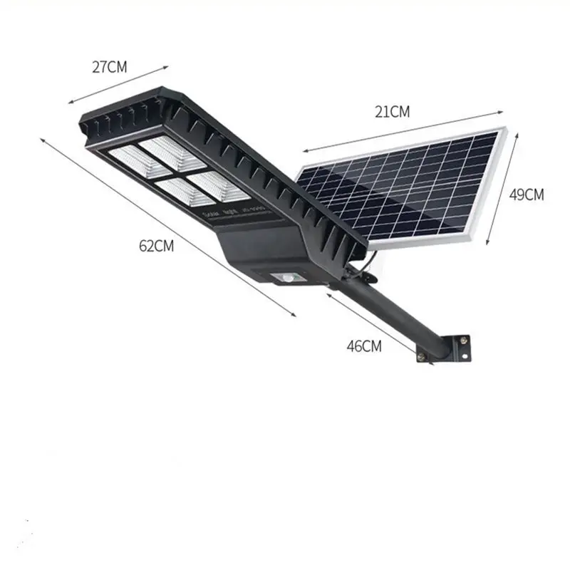 Светодиодный уличный светильник с солнечным датчиком для тела, уличный светильник IP65, водонепроницаемая панель, пульт дистанционного управления, 300 Вт, уличный светильник на солнечной батарее, садовый светильник