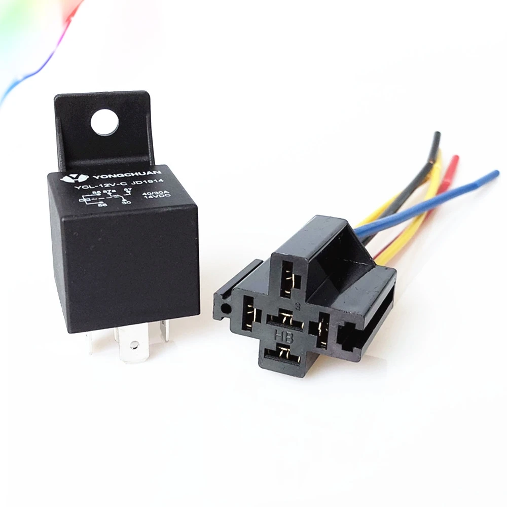12V 40A Normally Open Auto Changeover Car Relay Accessories 4 Pin Waterproof