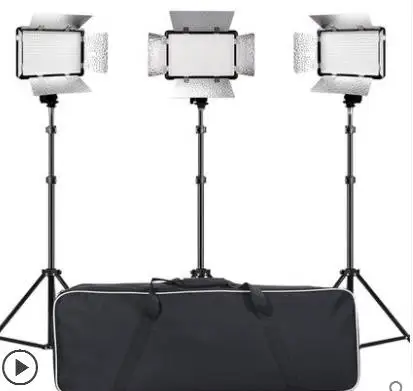 Free DHL 3pieces Godox LED308C II 3300-5600K Video Light + 200cm Stand CB-05 Carry Bag Studio Lights CD50 L | Электроника