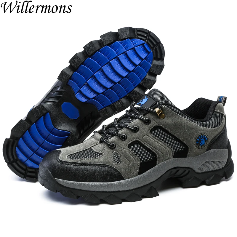 New Adult Men's Outdoor Anti-slip Hiking Boots Sports Shoes Men Camping & Trekking Sneakers Shoes Mountaineering Chaussures