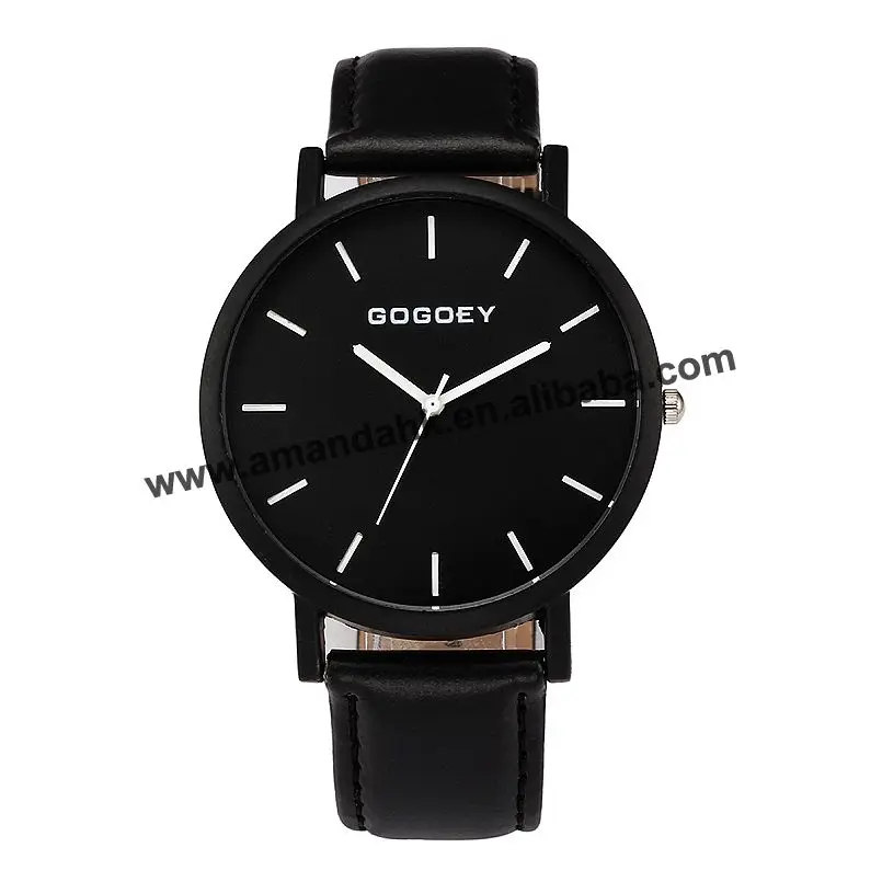 

Wholesale Men Leather Watch Hot Sale Men Sports Watches Quartz Casual Wrist Watch Fashion Women Dress Watches