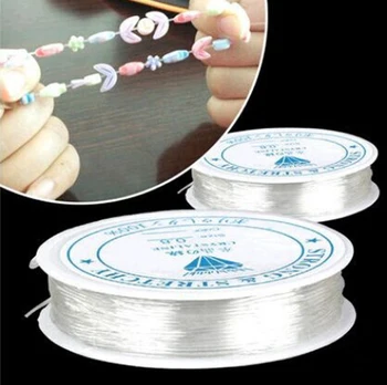 

LNRRABC 1 ROLL 5M-12M (196-471 inch ) Length Diameter Crystal Elastic Beading Cord String Thread for DIY Necklace Bracelet