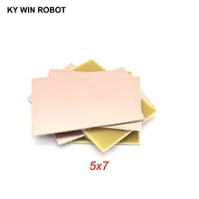 5 шт. FR4 PCB 5*7 см односторонняя медная плакированная пластина DIY PCB Kit ламинированная печатная плата 5x7 см 50x70x1,5 мм