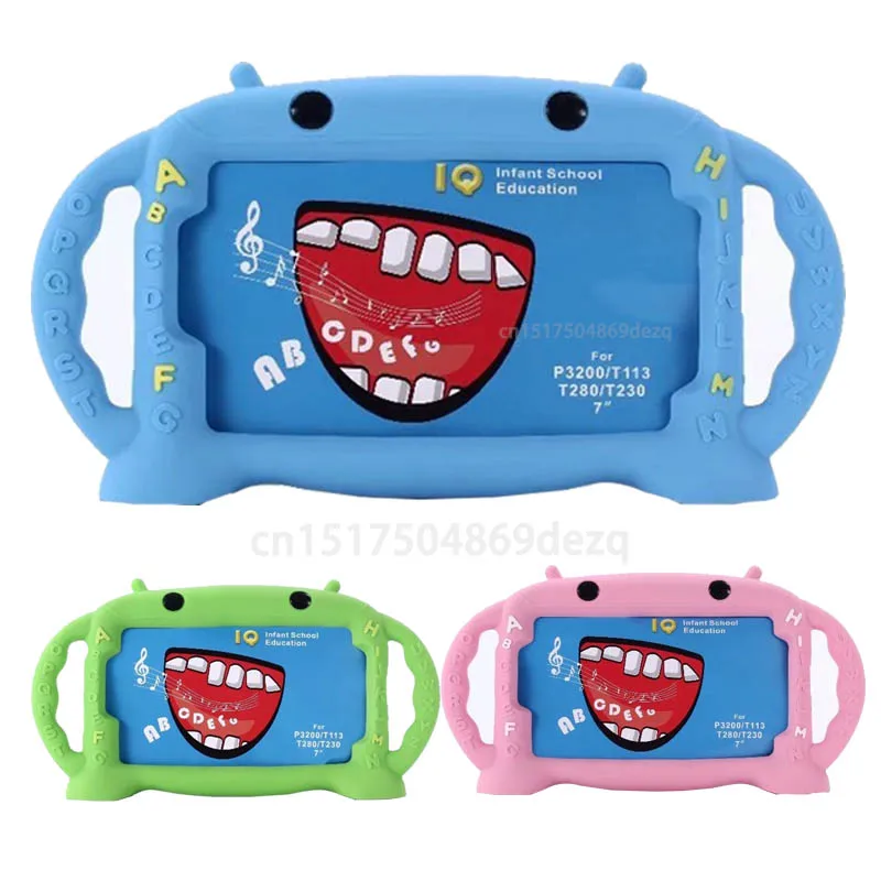 

3D Kids Case for Samsung Galaxy Tab 3 7.0 / Tab 4 7.0 / Tab A a6 7.0 / Tab 3 lite 7.0 Cute Cartoon shockproof children's cover