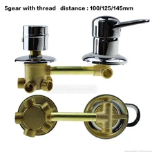 Copper shower panel shower cabin bathroom switching valve cold and hot water mixing valve