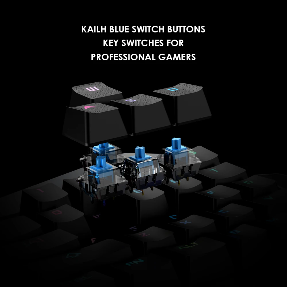 Игровая механическая клавиатура GameSir Z1 RGB Blacklight одной рукой Боевая док станция FPS