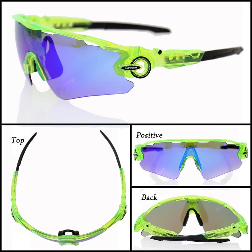 X-TIGER Women Polarized Cycling SunGlasses MTB Bicycle Cycling Eyewear Ciclismo Cycling Glasses Mountain Racing Bike Goggles