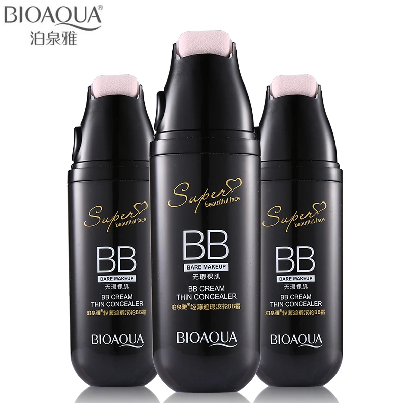 

BIOAQUA Scrolling Liquid Cushion BB Cream Face Primer Foundation Base Make up Concealer Cover Skin Moisturizer Cosmetics