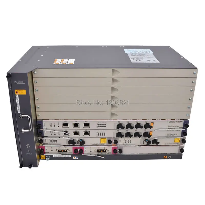 Hua wei 19 дюймов MA5683T FTTH Opitcal линейный терминал OLT устройство с 1GE Uplink GICF * 1 PRTE SCUN плата