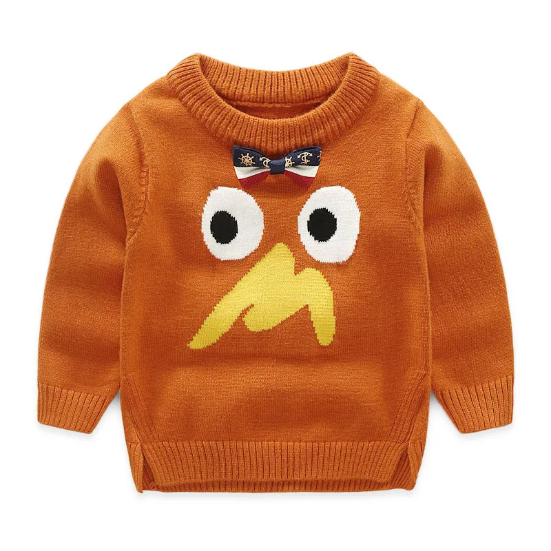 

Children's knitted sweater boys sweater 2017 new baby Pullover Sweater Korean version of jacket children's round collar