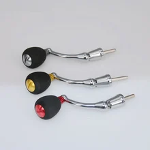 High quality soft shake off the soft Fishing Reel Crank Handle Folding Crank 2000-6000 Tackle Box Accessories tool three color