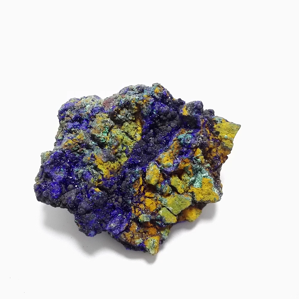 

90.9g Natural shining Blue Azurite Crystal & Green Malachite Mineral Specimen A8