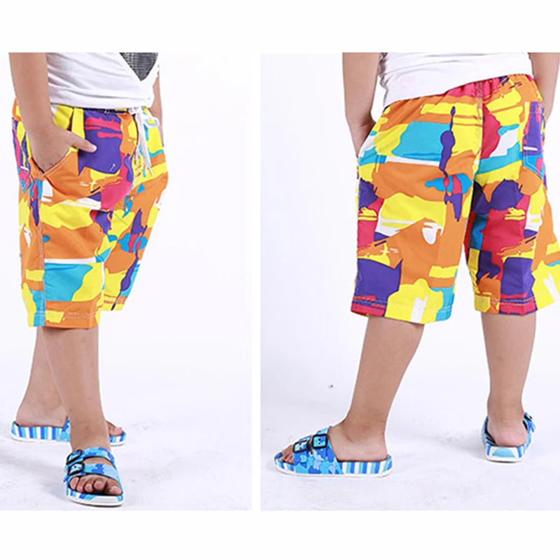 Swimming Wear For Boys Kids 2019 New Printed Beach Shorts Quick Dry Running Shorts Swimwear Swimsuit Swim Trunks Beachwear Sport