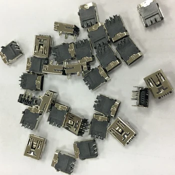 

2 kinds High Quality For PS3 Controller SMD USB Port Charging Port Connector for PS3 Joystick Replacement Parts 100pcs/lot