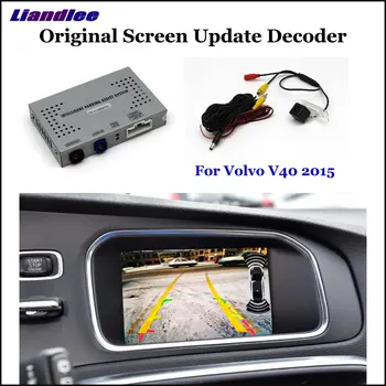 

Liandlee For Volvo V40 2015 Car Original Screen Update System Rear Reverse Parking Camera Digital Decoder Display Plus