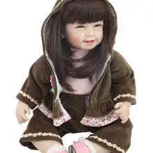 Лидер продаж, Таиланд, детские куклы для девочек, длинные волосы, Повседневное платье, принцесса, куклы реалистичные, brinquedo menina bonecas