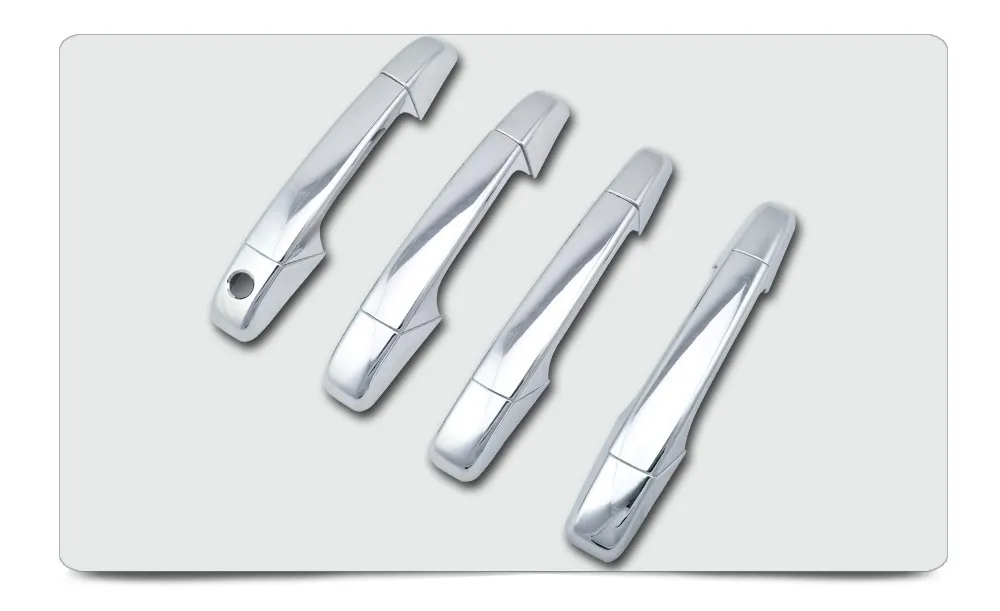 ABS Chrome Plating Door Handle Cover 4D No PSKH For Chevrolet Tahoe 2007 2008 2009 2010 2011 2012 2013 Free Shipping D