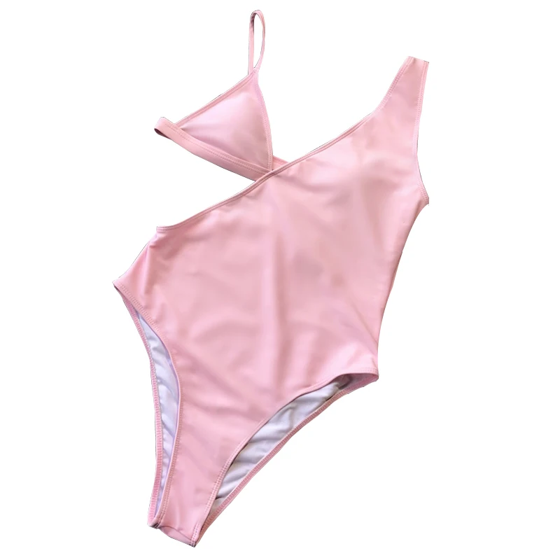 

JSY Sexy Swimsuit Solid and Leopard Hollow Out High Waist Bikini 2019 Beach Wear Bathing Suit Women One Piece