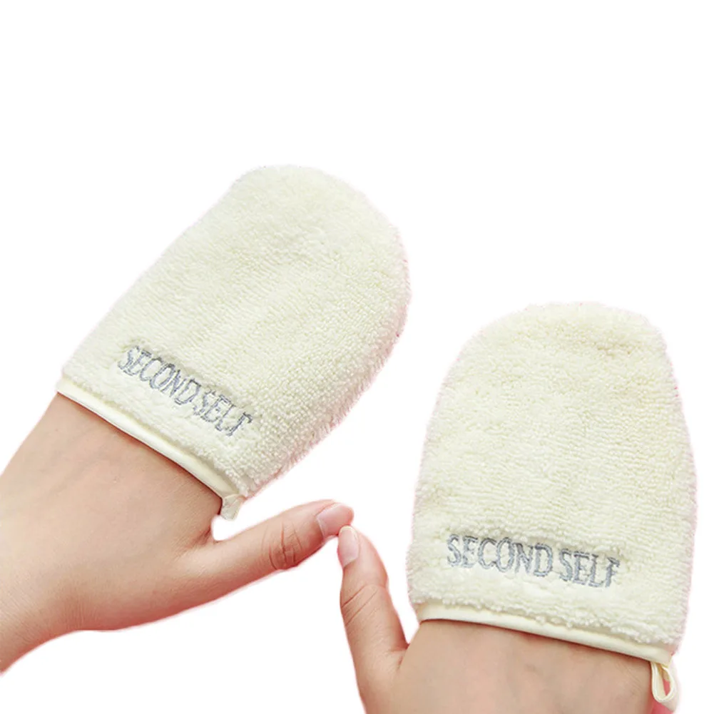 

1PC Beauty Reusable Facial Cloth Face Towel Makeup Remover Cleansing Glove Tool 12.5*10 cm Makeup wash face Gloves